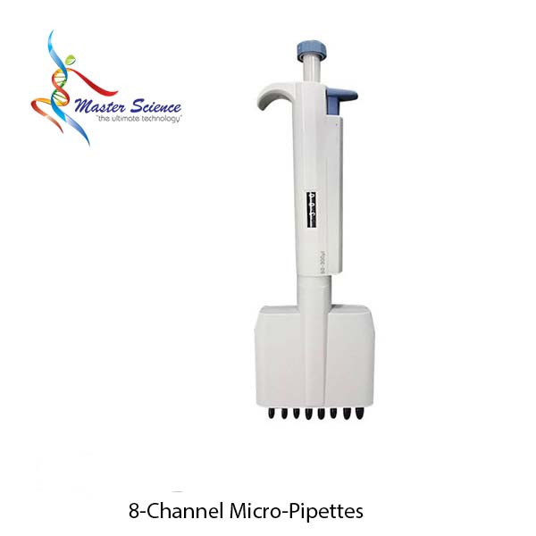 8-Channel Adjustable Volume Micro Pipettes
